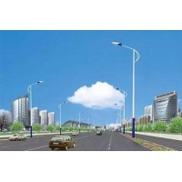 全國供應6米7米8米海螺臂/自彎臂/A字臂led路燈