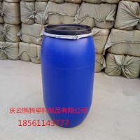 160公斤開(kāi)口鐵箍桶160升大口化工圓桶法蘭包裝桶