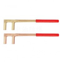 供應河北中泊防爆F(xiàn)扳手，防爆圓頭軋花F扳手，防爆防滑F(xiàn)扳手