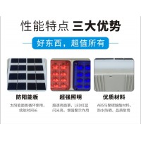 佛山大成交通設施廠家 太陽能2燈雙面爆閃燈 爆閃燈生產廠家