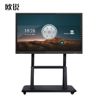歐銳65寸內(nèi)置攝像頭觸摸屏多媒體觸摸一體機