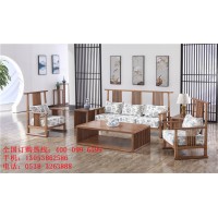 南昌木言木語簡約新中式沙發 中高端實木家居