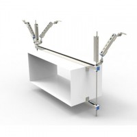 江浙滬區域成品抗震支架 矩形風管側向抗震支架