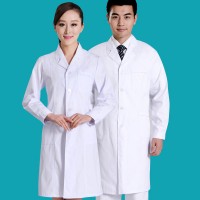 白大褂醫(yī)生服夏裝短袖男女醫(yī)師服長袖實驗室美容院藥房工作服