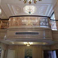 三河K金銅樓梯實(shí)木扶手 成為了我心中主角