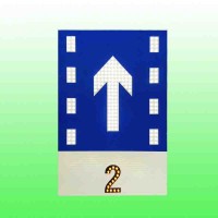 公路分道標志牌 自發光分道指示標志 led交通標志